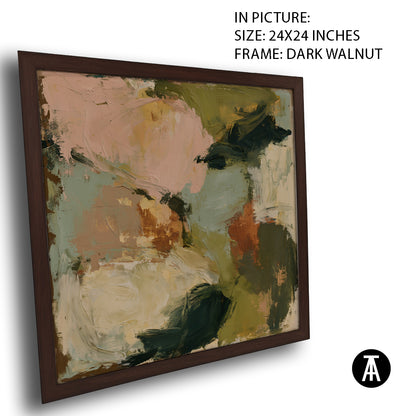 Artwork in Dark Walnut Frame