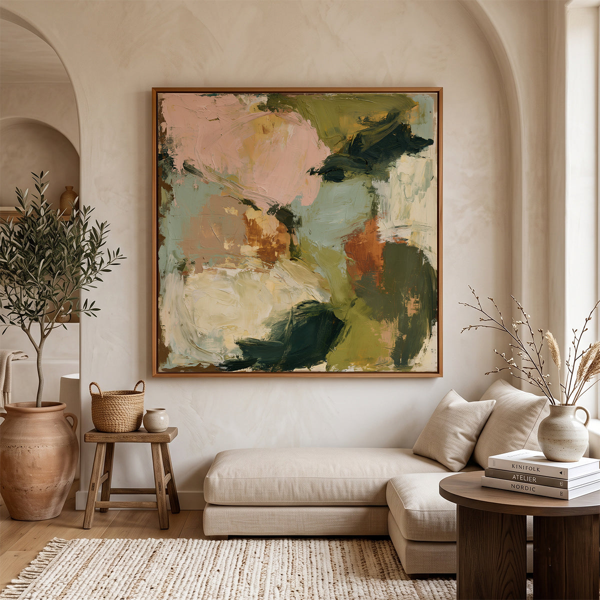 Abstract Art in a Lifestyle Setting