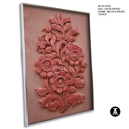 Artwork in Metal Earling Silver Frame