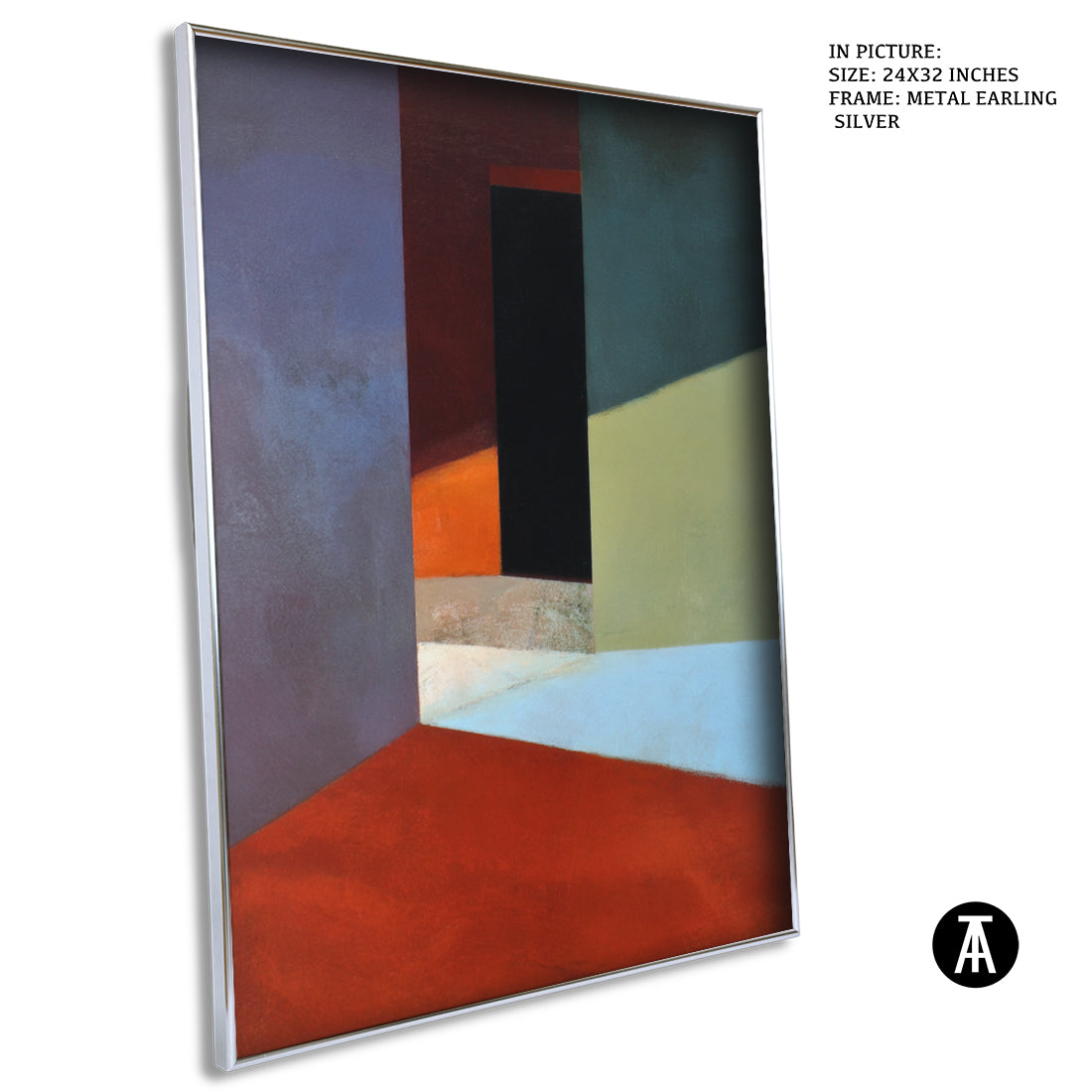 Artwork in Metal Earling Silver Frame