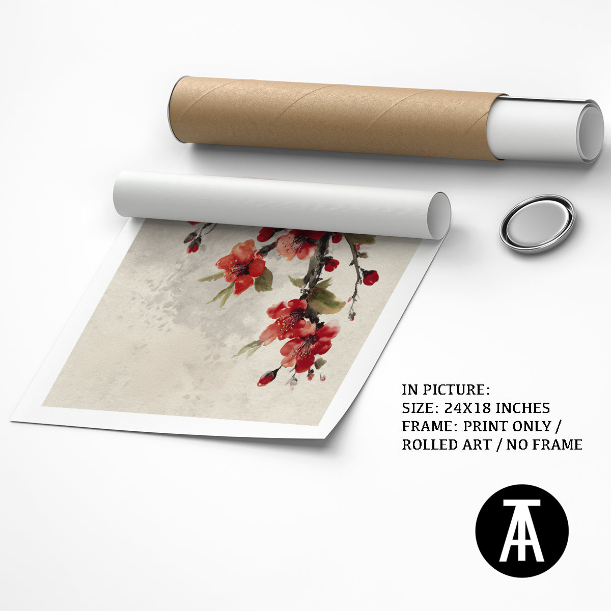 Artwork as Print Only or Rolled Art