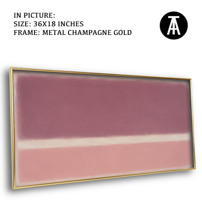 Artwork in Metal Champagne Gold Frame