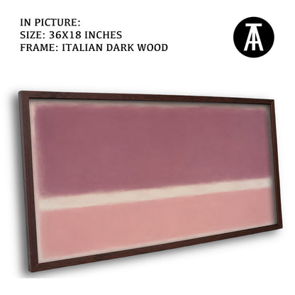 Artwork in Dark Wood Frame