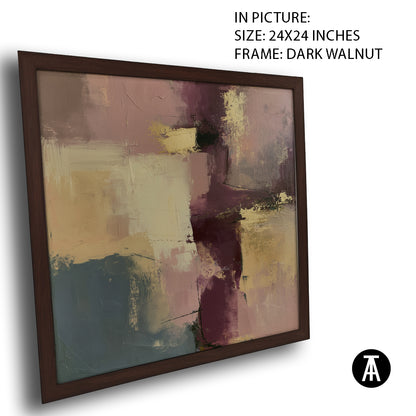 Artwork in Dark Walnut Frame