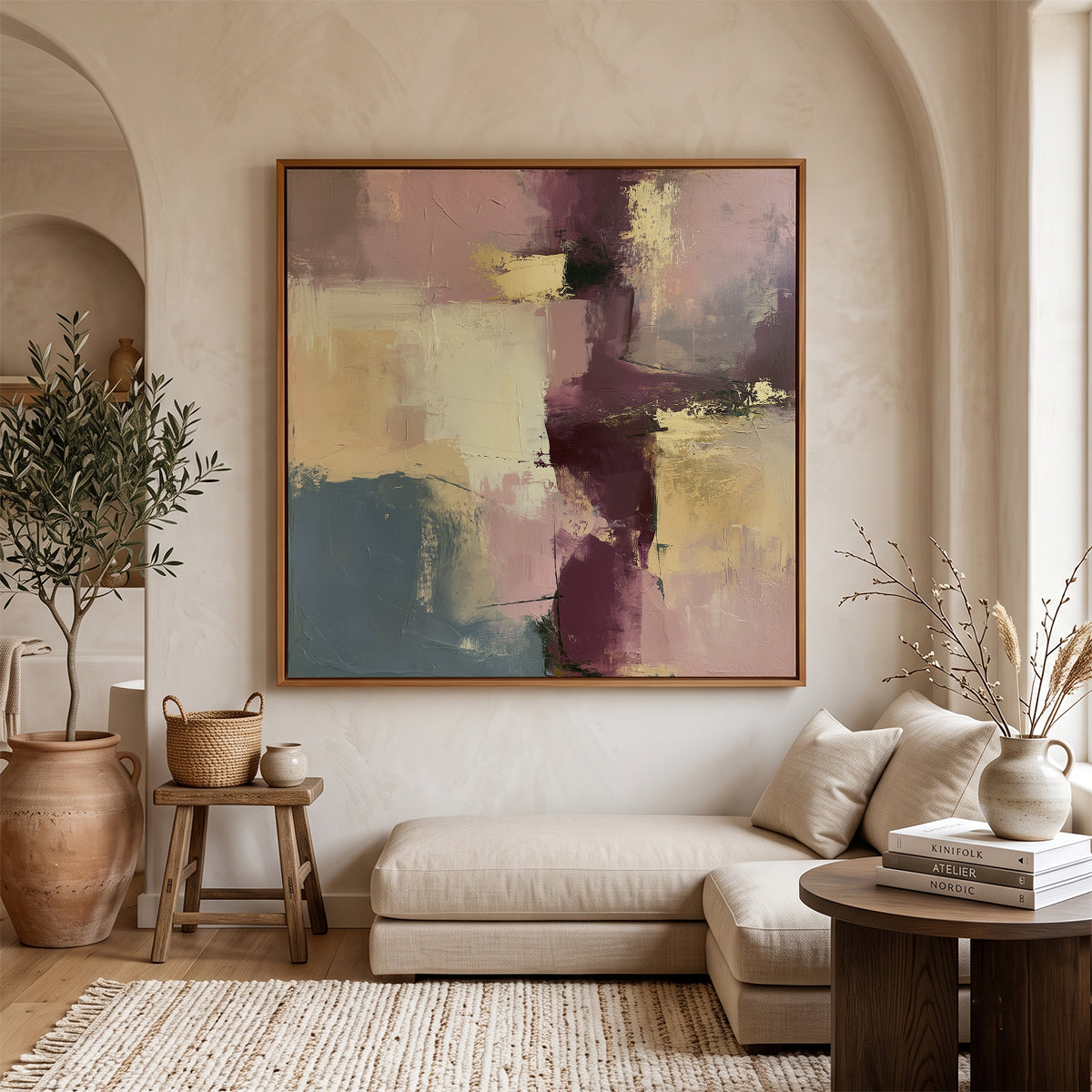 Abstract Art in a Lifestyle Setting