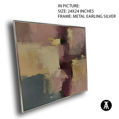 Artwork in Metal Earling Silver Frame