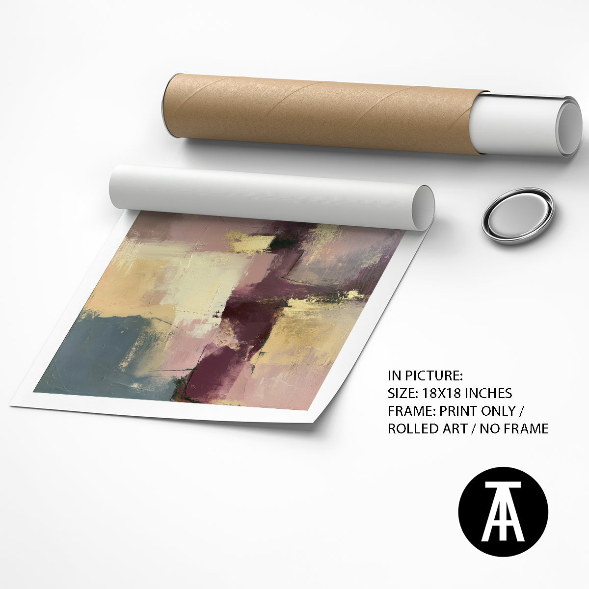 Artwork as Print Only / Rolled Art