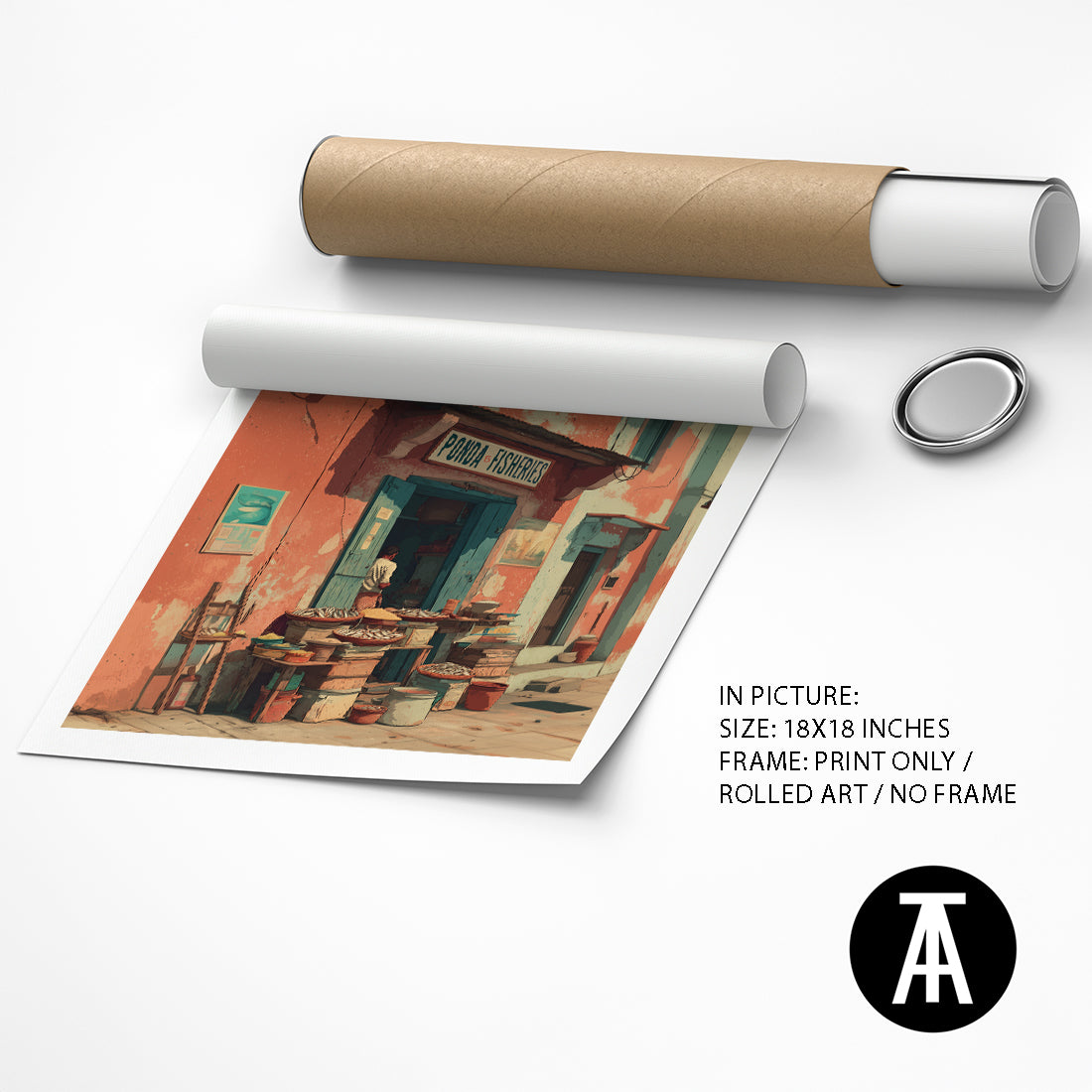 Artwork as Print Only / Rolled Art