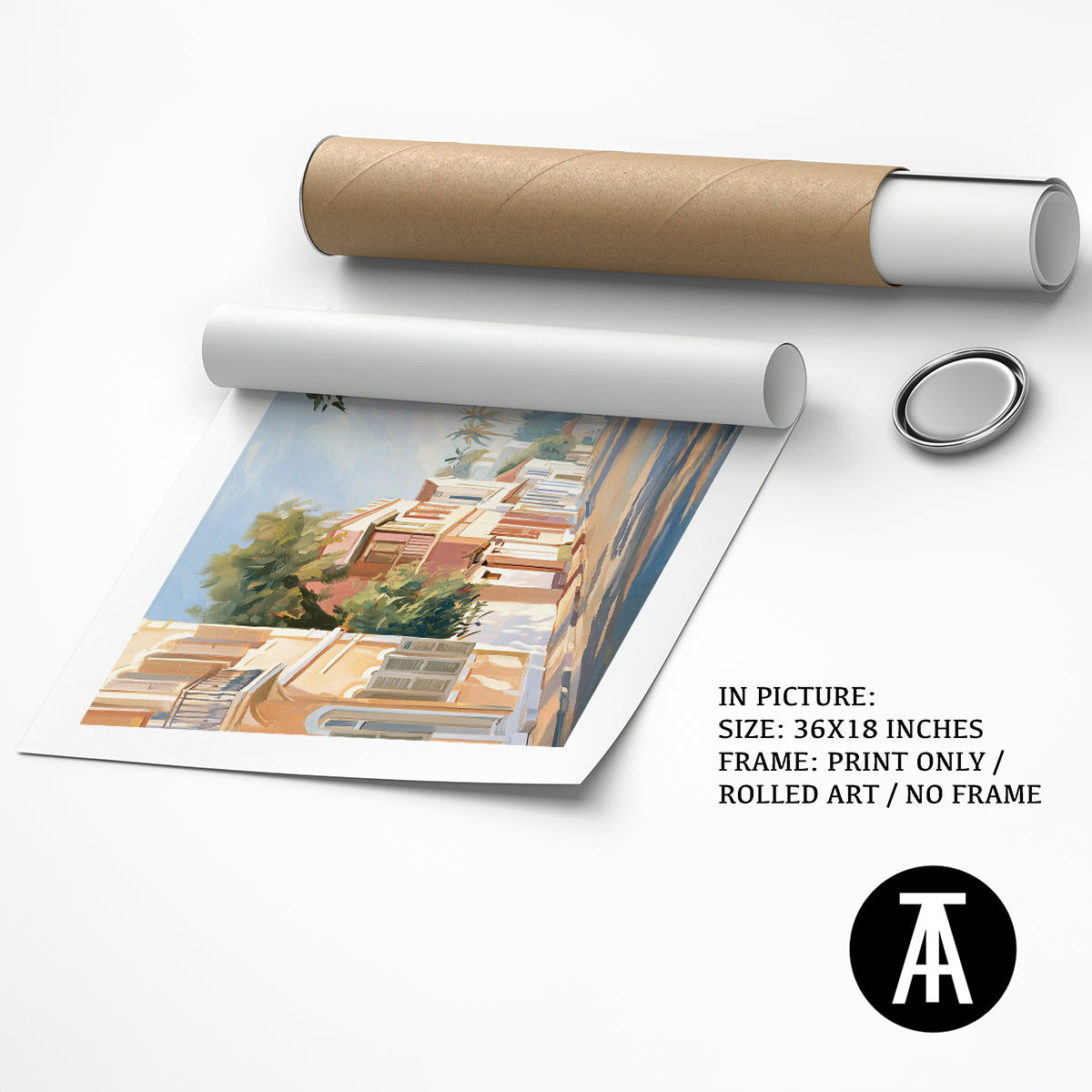 Artwork as Print Only or Rolled Art