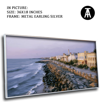Artwork in Metal Earling Silver Frame
