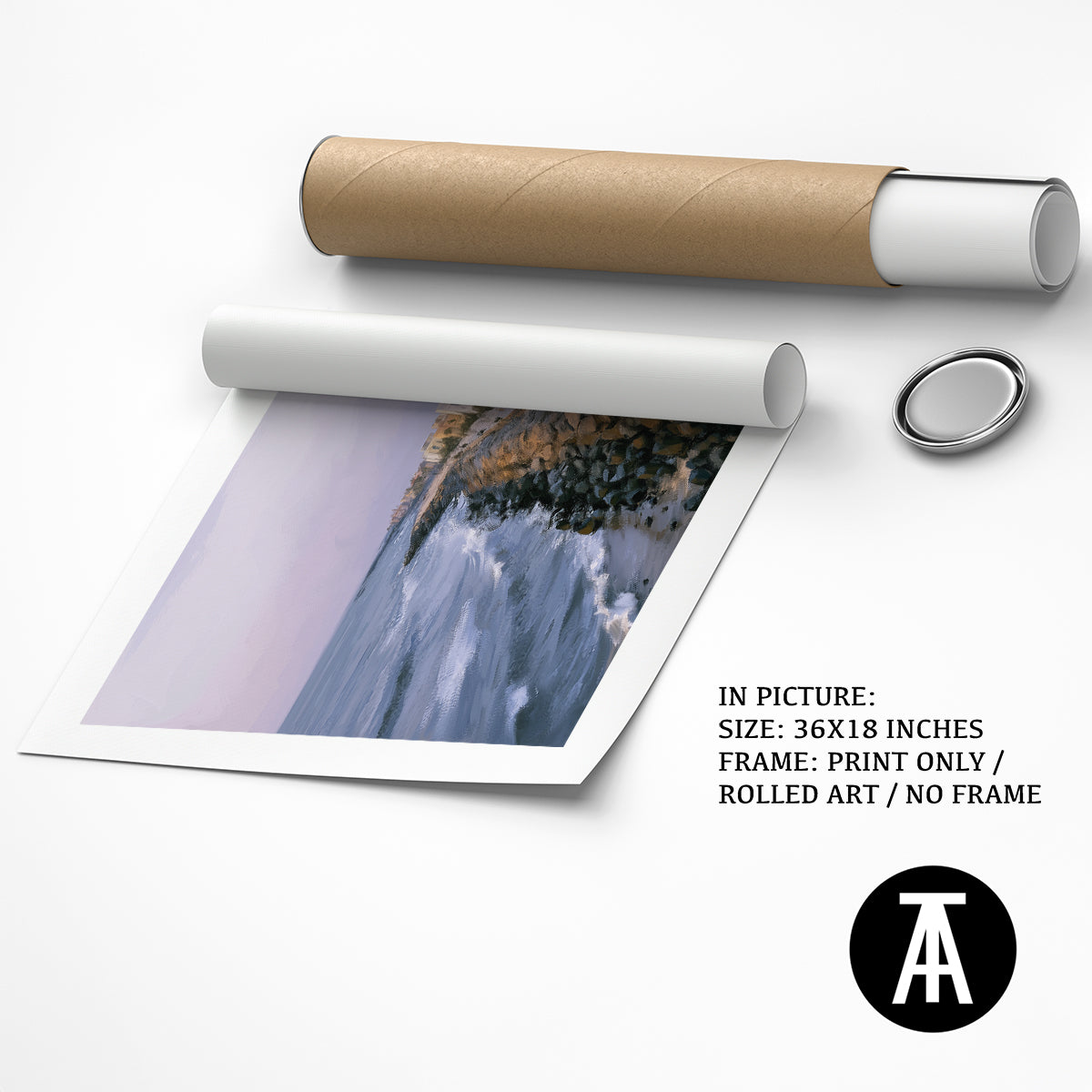Artwork as Print Only or Rolled Art