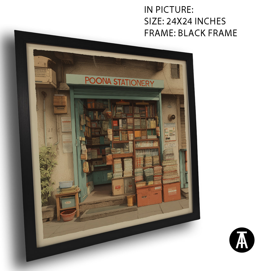 Artwork in Black Frame