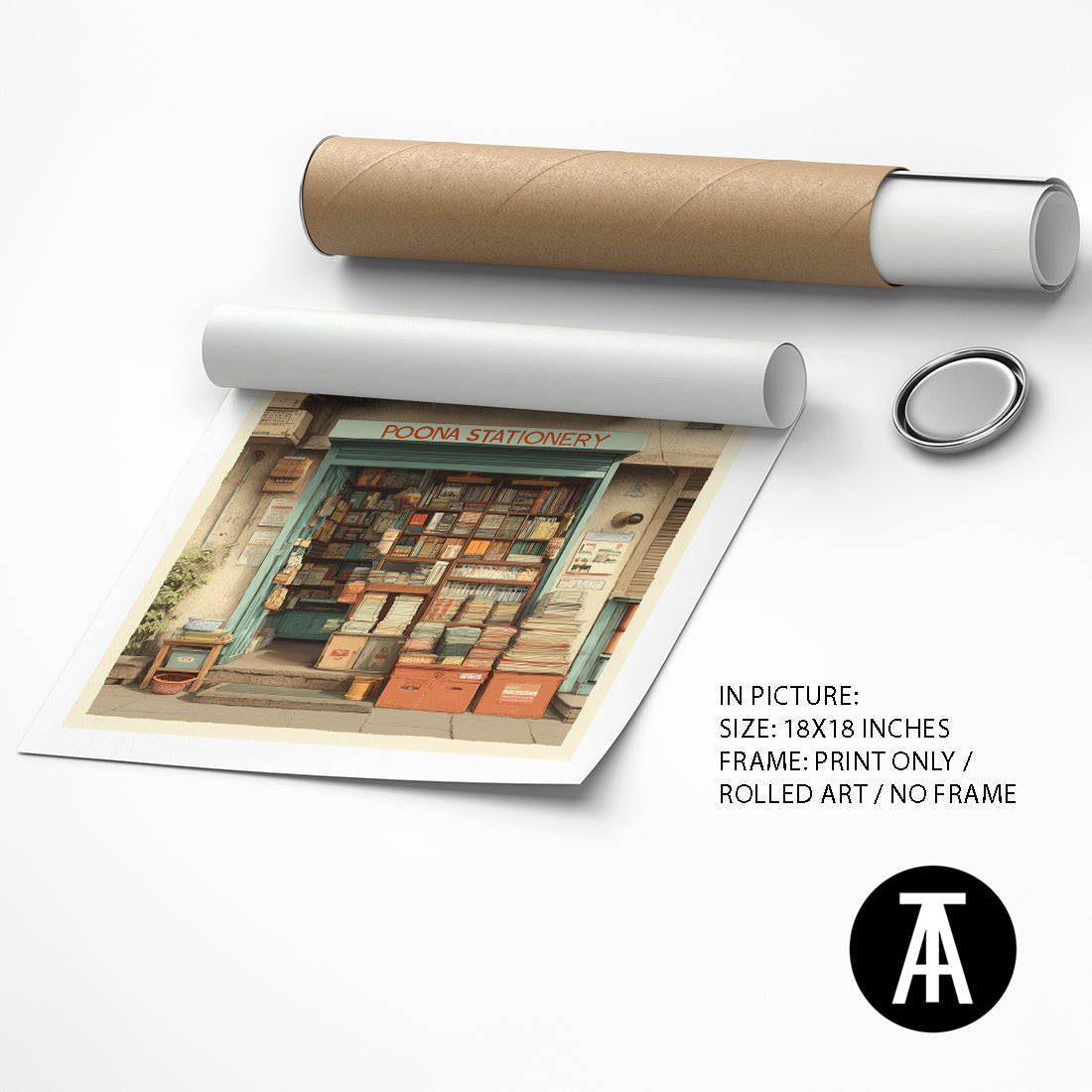 Artwork as Print Only / Rolled Art