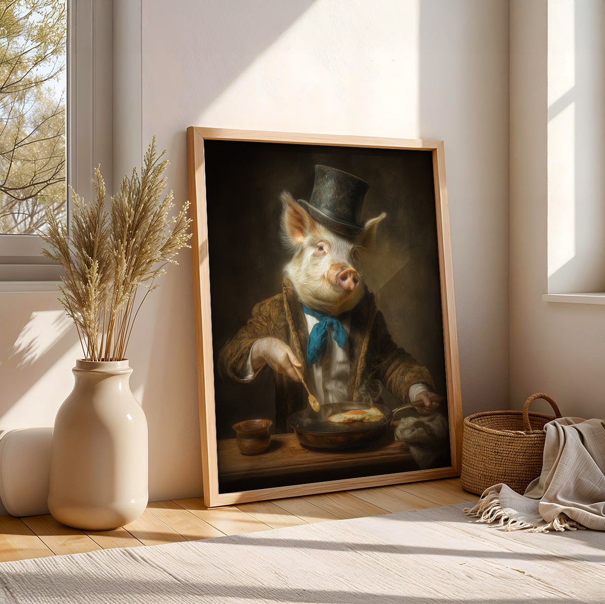 Painting in a Lifestyle Setting