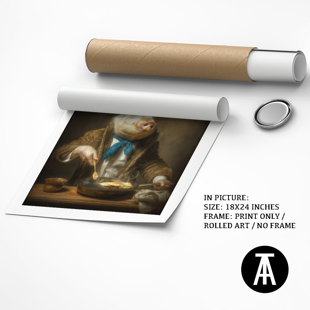 Artwork as Print Only or Rolled Art