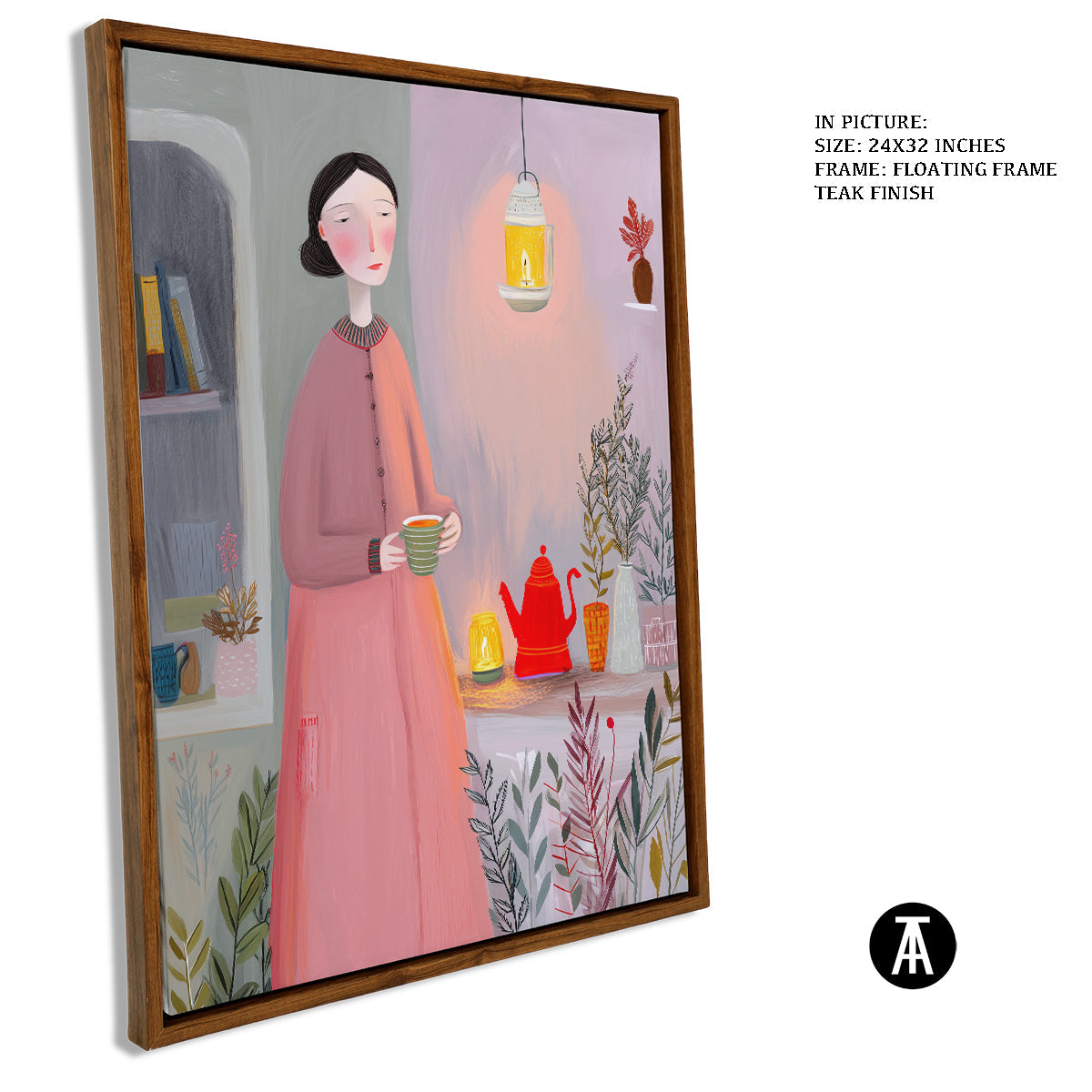 Artwork in Floating Frame