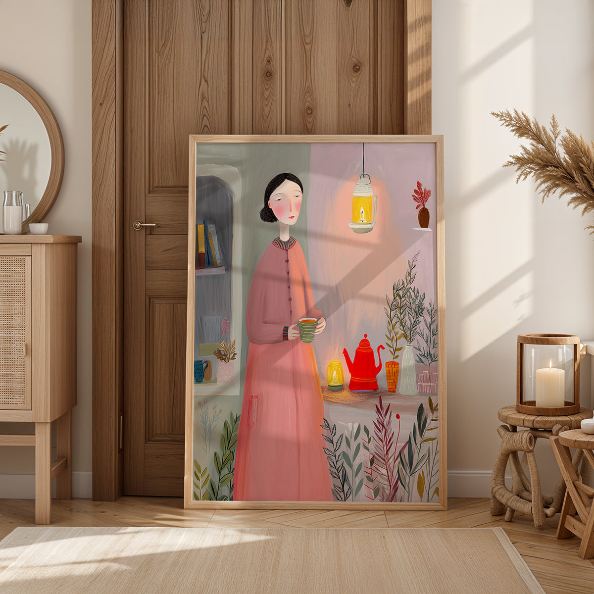 Painting in a Lifestyle Setting