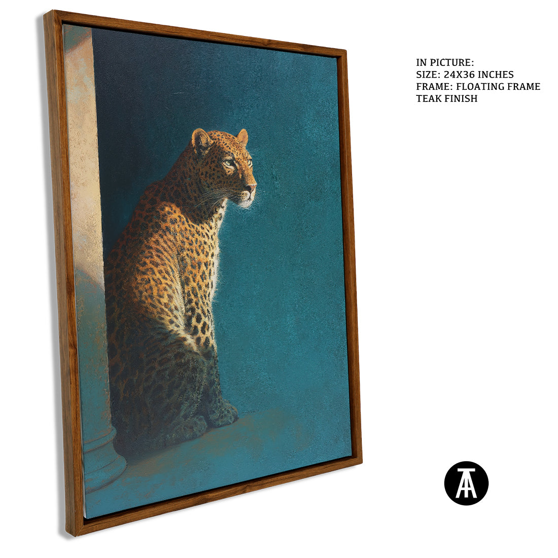 Sample Artwork in Floating Frame