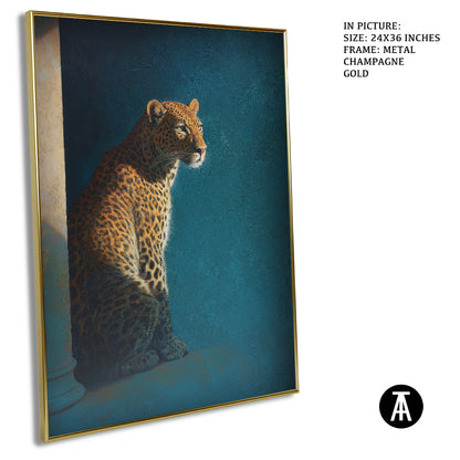 Sample Artwork in Champagne gold Metal Frame