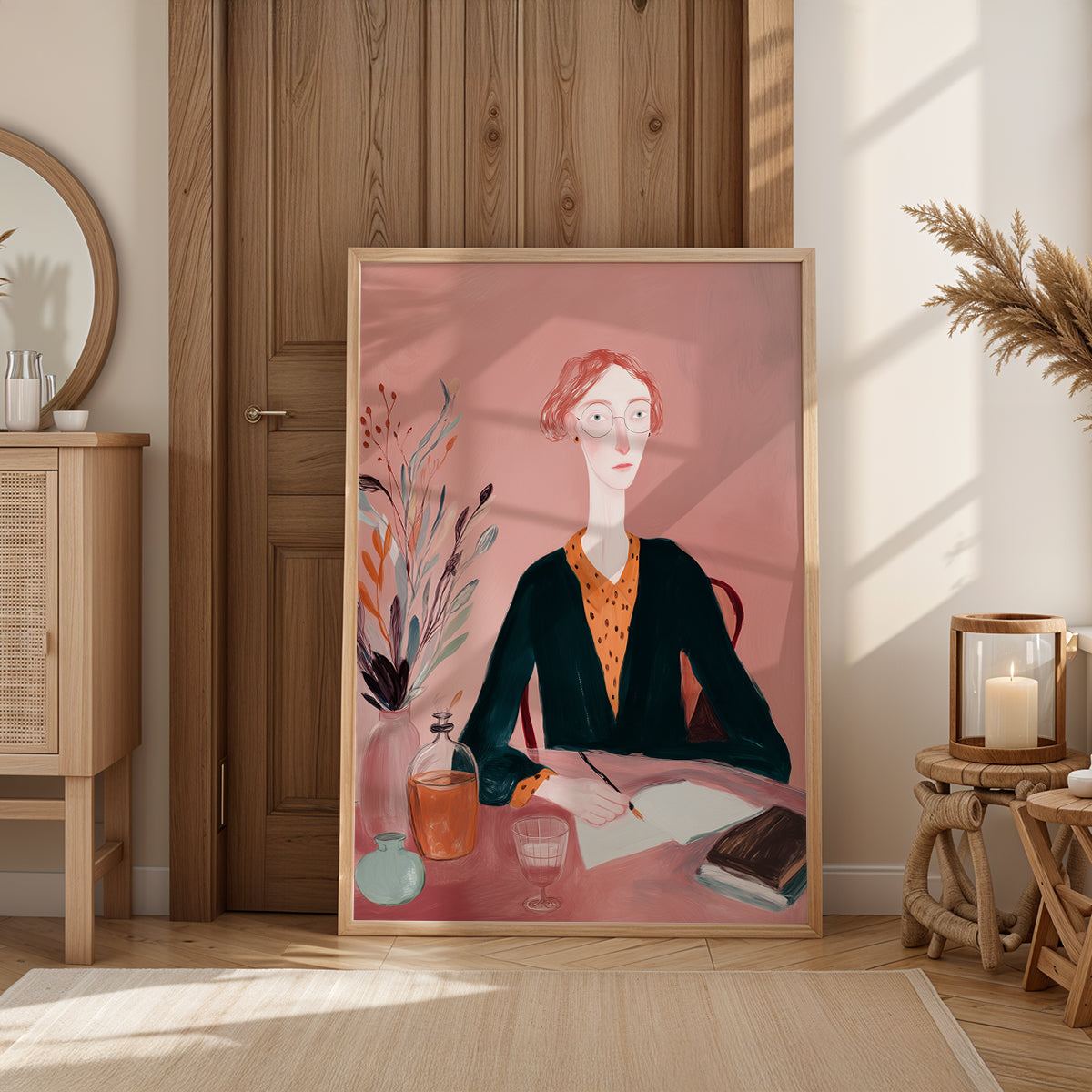 Painting in a Lifestyle Setting