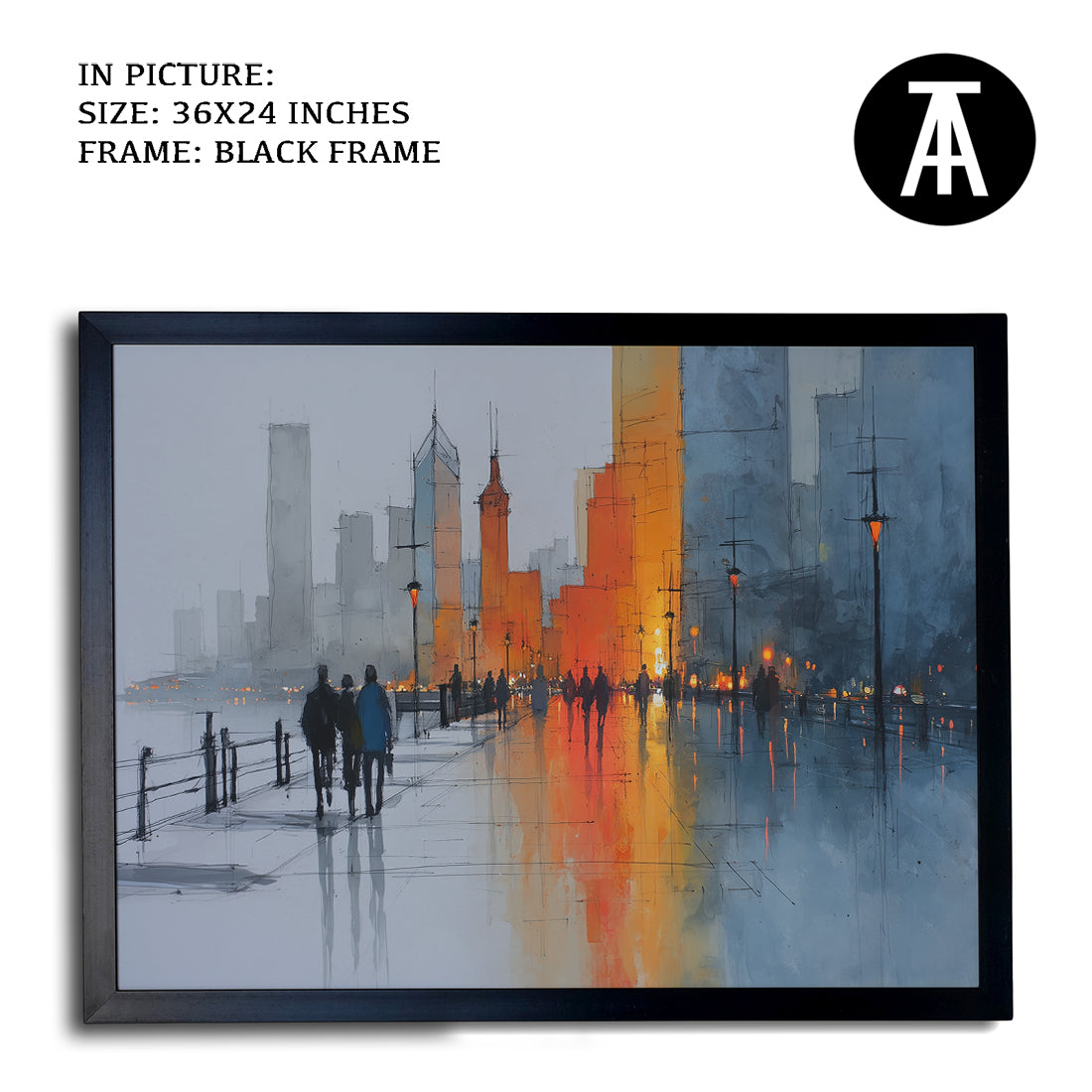 Artwork in Black Frame