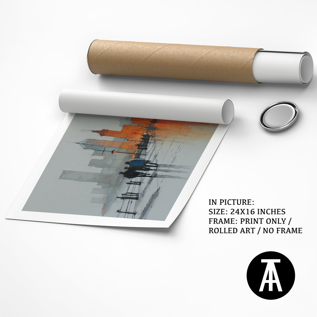Artwork as Print Only / Rolled Art