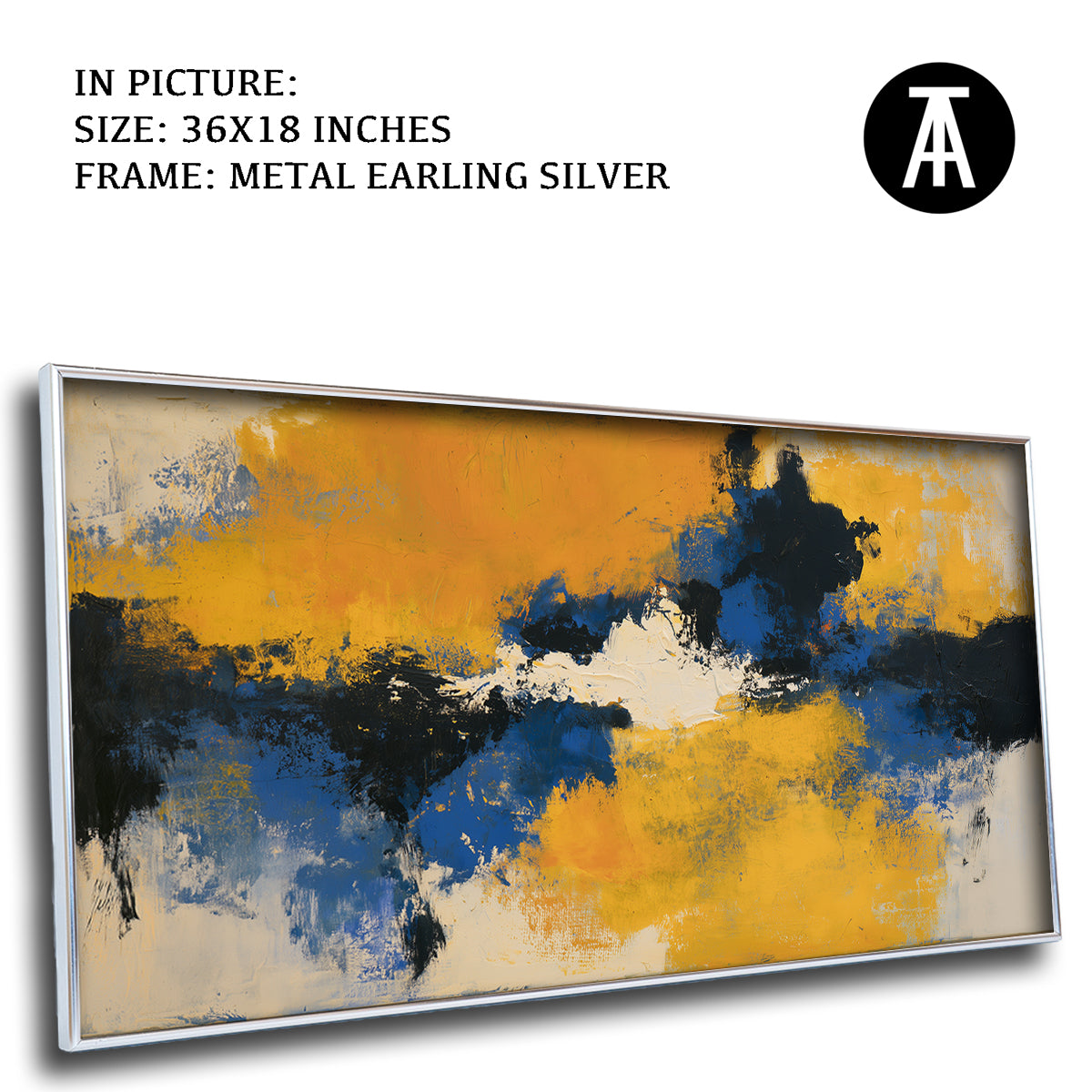 Artwork in Metal Earling Silver Frame