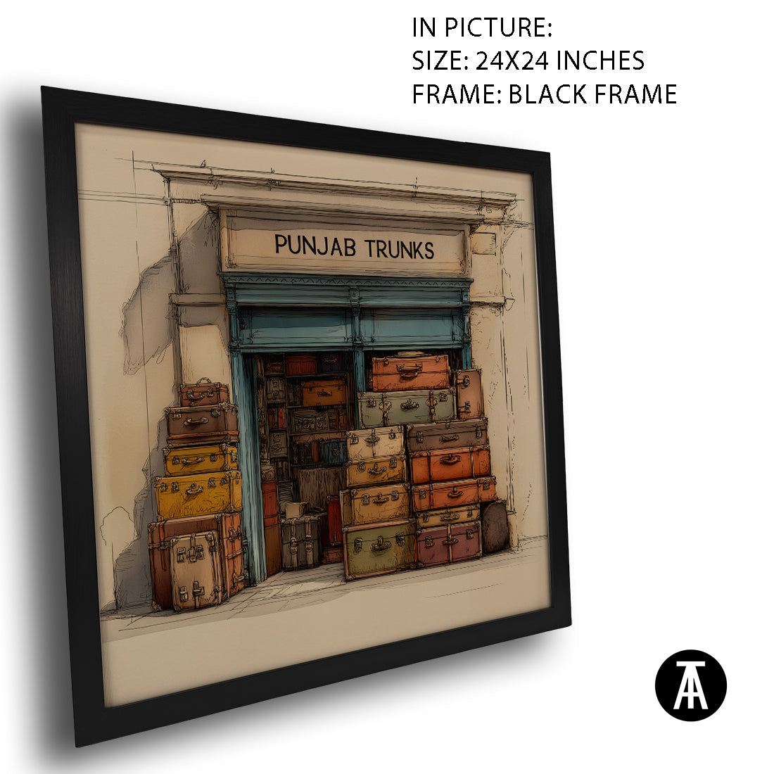 Artwork in Black Frame