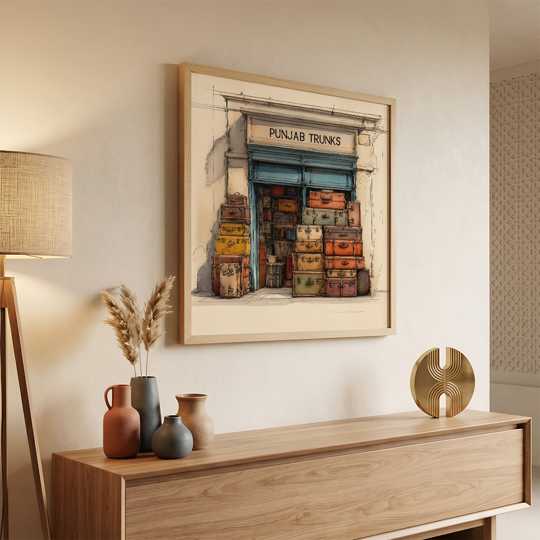Indian Art in a Lifestyle Setting