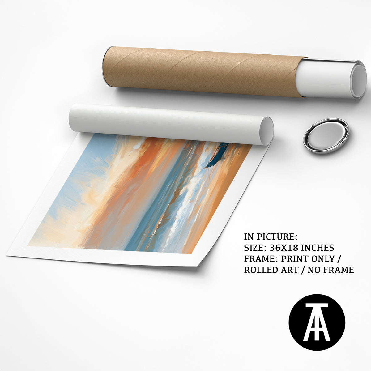 Artwork as Print Only or Rolled Art