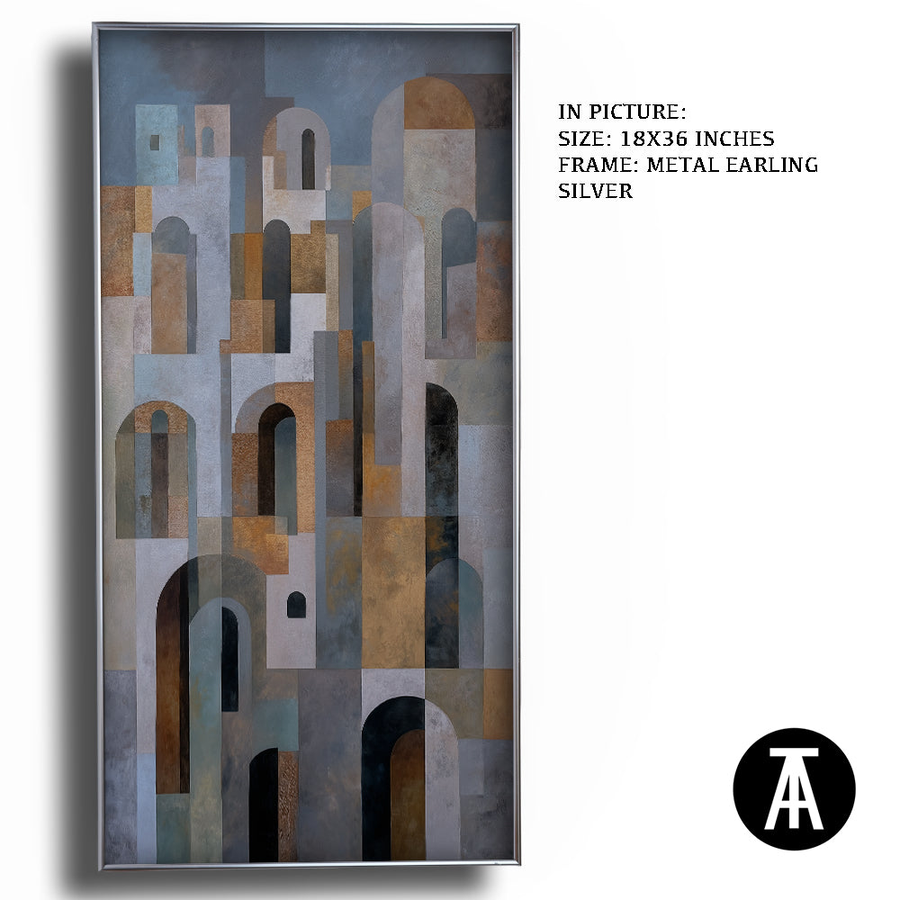 Artwork in Metal Earling Silver Frame