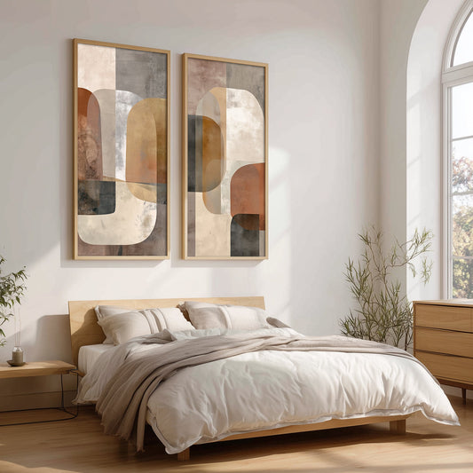 Abstract Artwork Set in a Lifestyle Setting