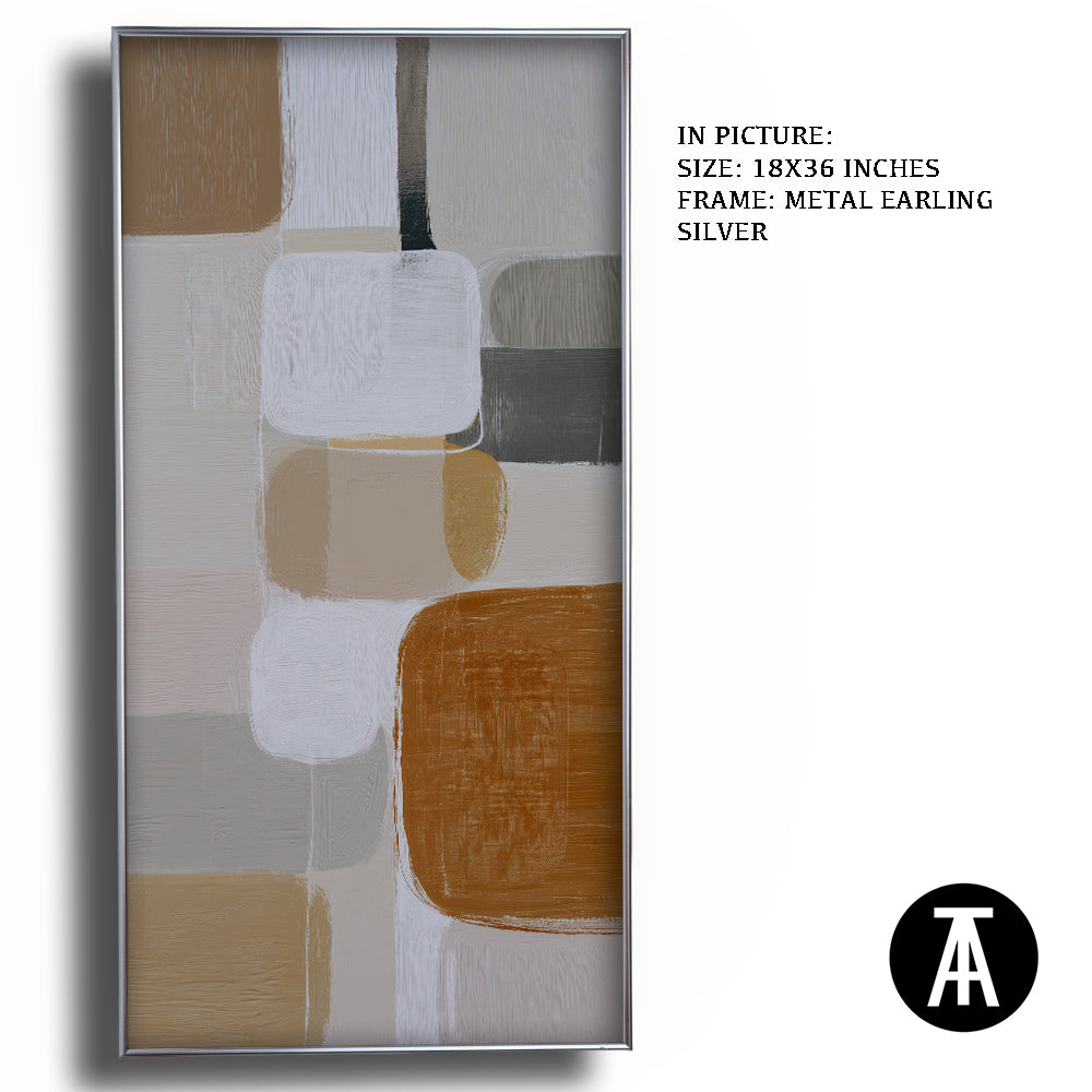 Artwork in Metal Earling Silver Frame