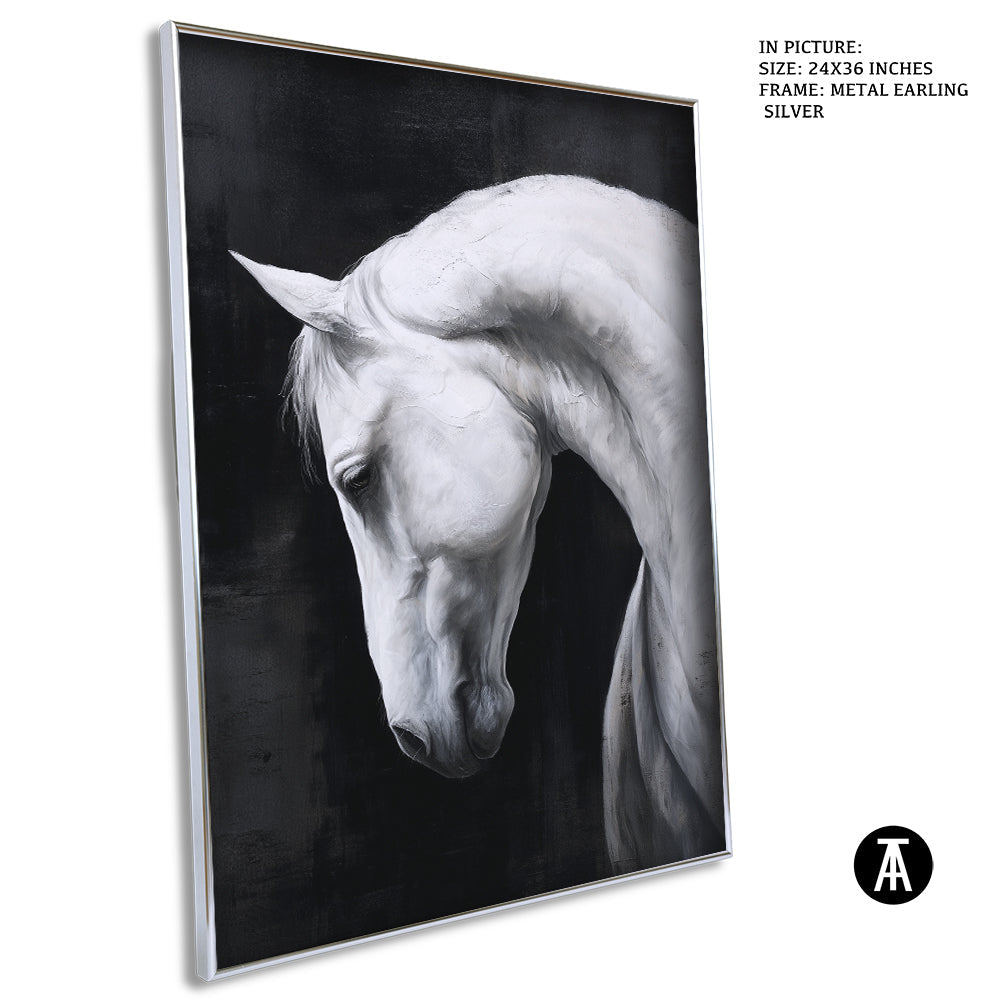 Artwork in Metal Earling Silver Frame