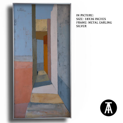 Artwork in Metal Earling Silver Frame