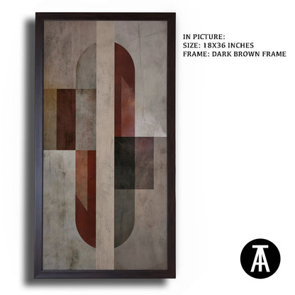 Artwork in Metal Champagne Gold Frame