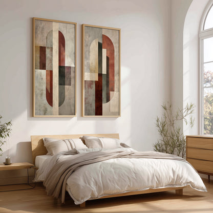 Abstract Artwork Set in a Lifestyle Setting
