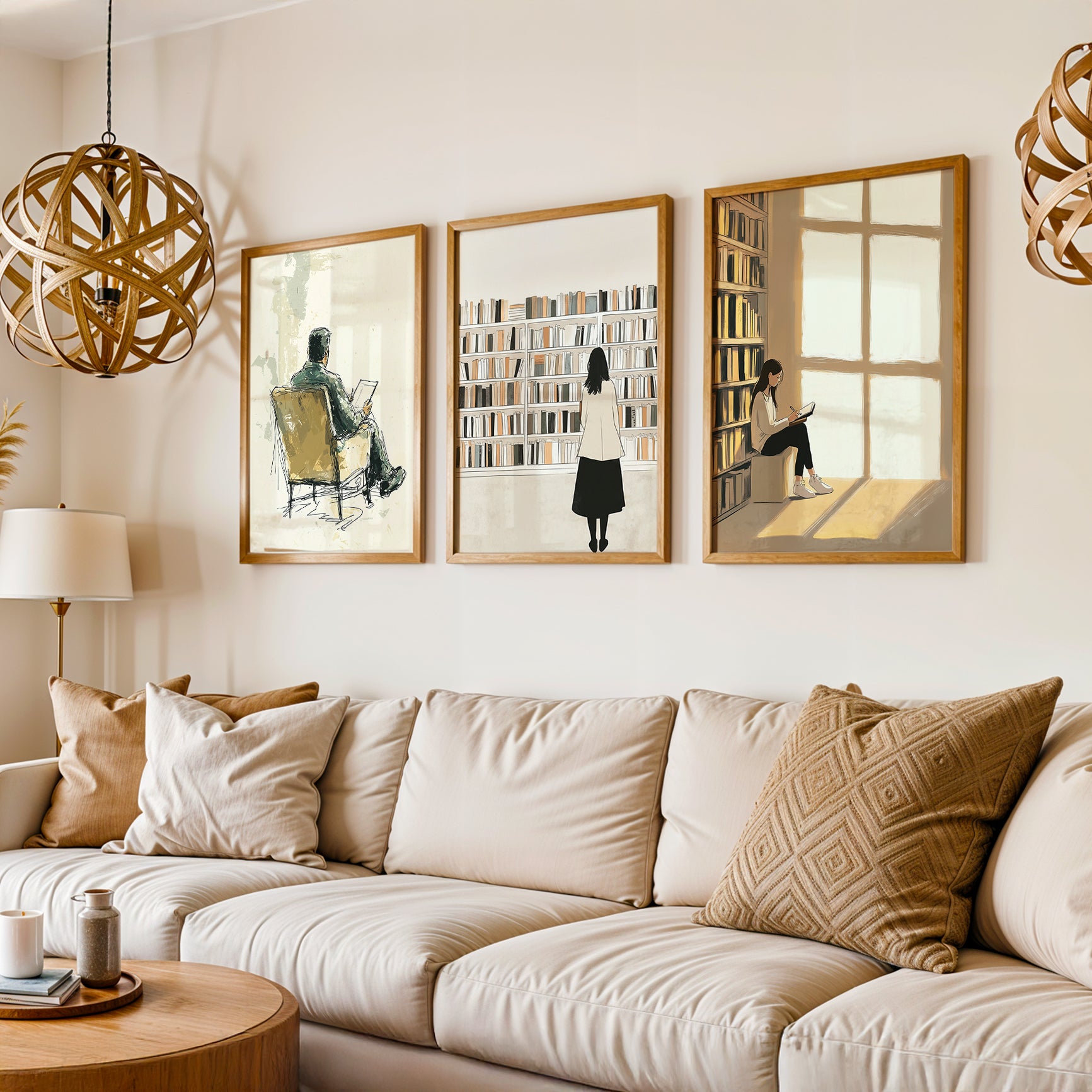 Gallery Wall Set in Lifestyle Setting