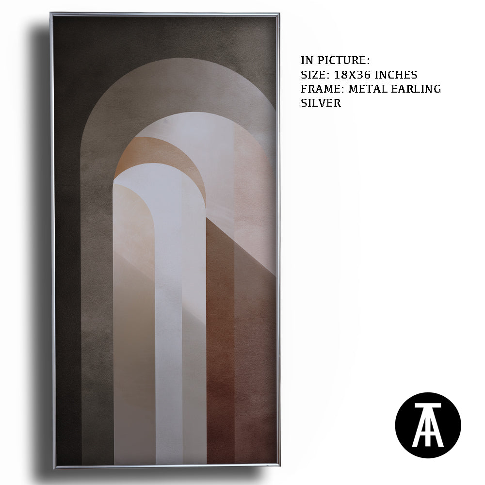 Artwork in Metal Earling Silver Frame