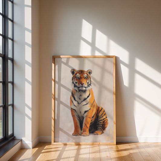 Quiet Tiger, Soft Light by Mexico Majestica