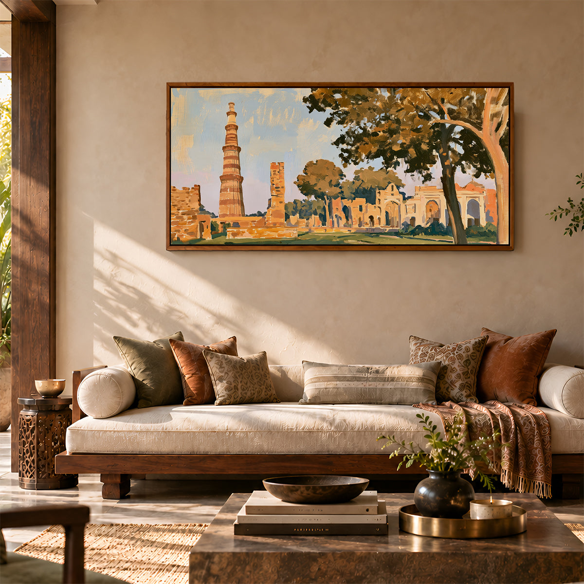 Indian Artwork in a Lifestyle Setting