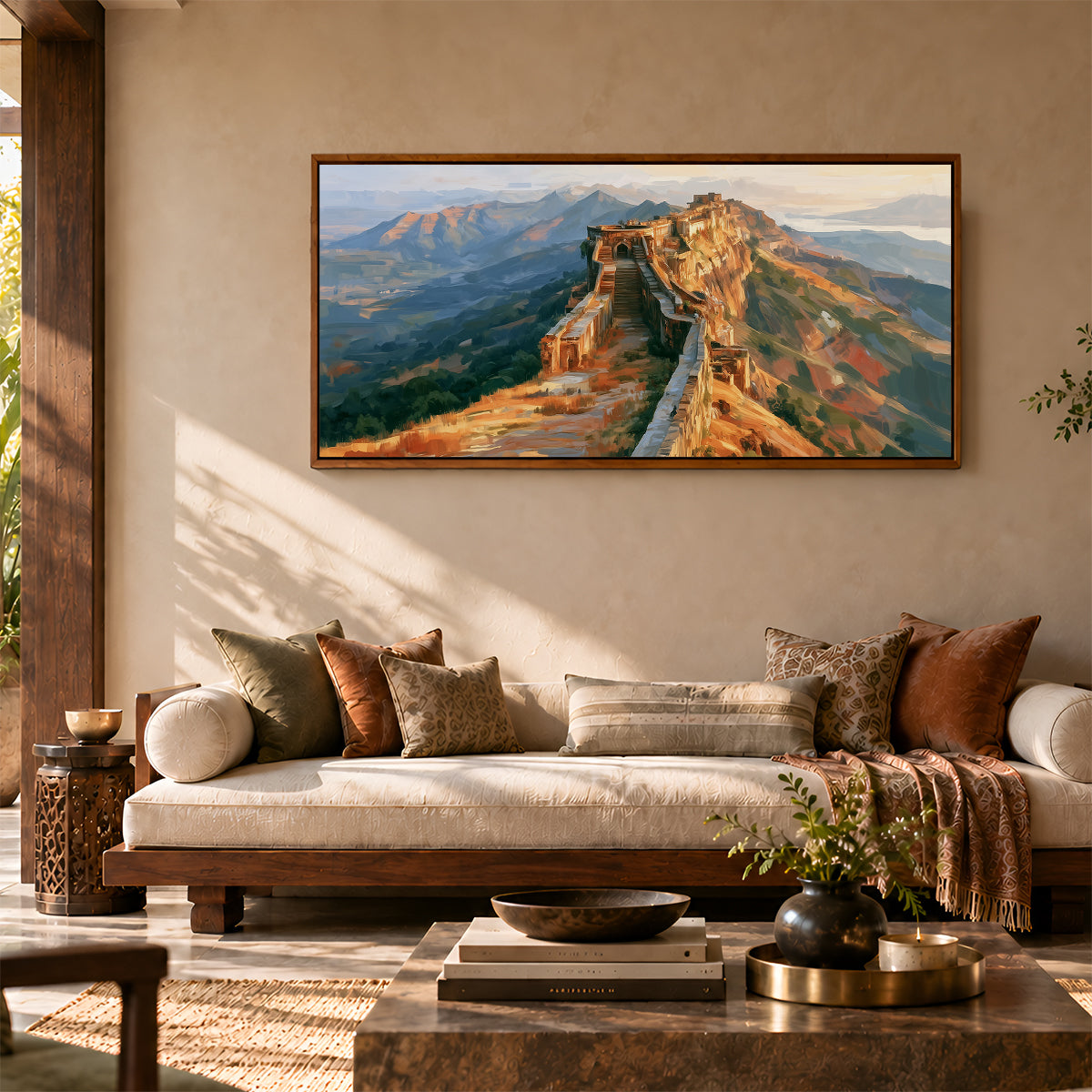 Indian Artwork in a Lifestyle Setting