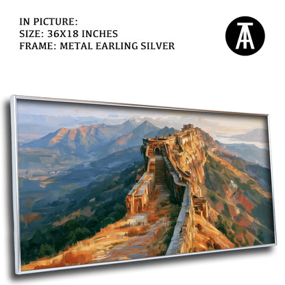 Artwork in Metal Earling Silver Frame