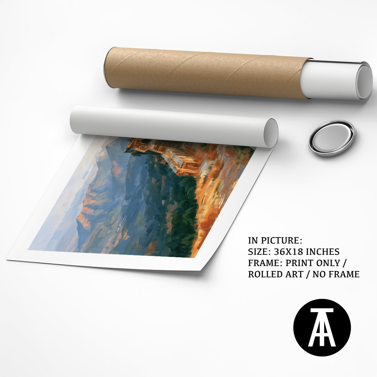 Artwork as Print Only or Rolled Art