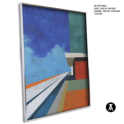 Artwork in Metal Earling Silver Frame