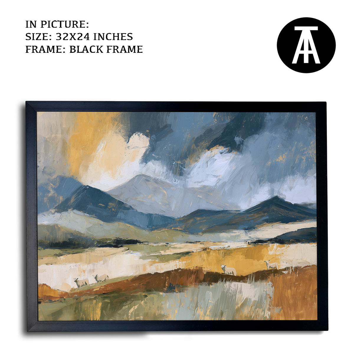 Artwork in Black Frame