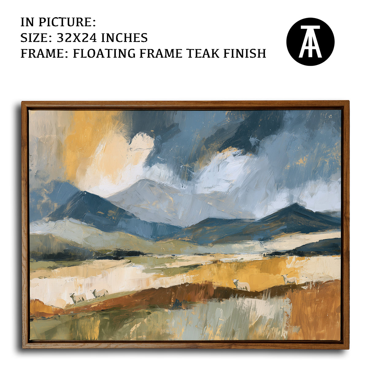 Artwork in Floating Frame