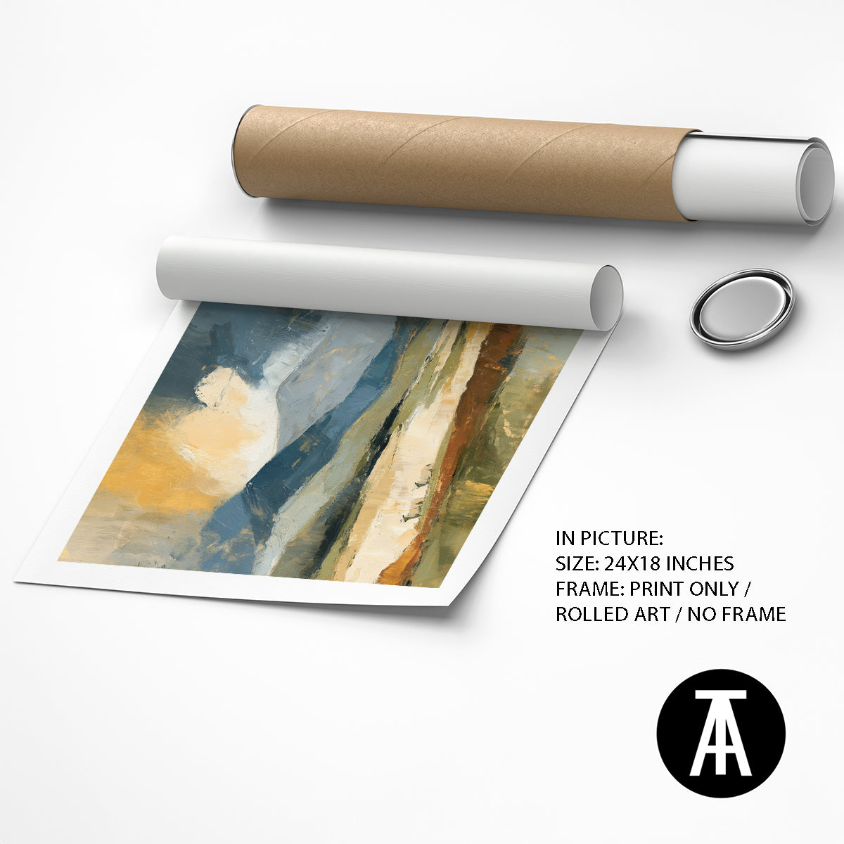 Artwork as Print Only or Rolled Art