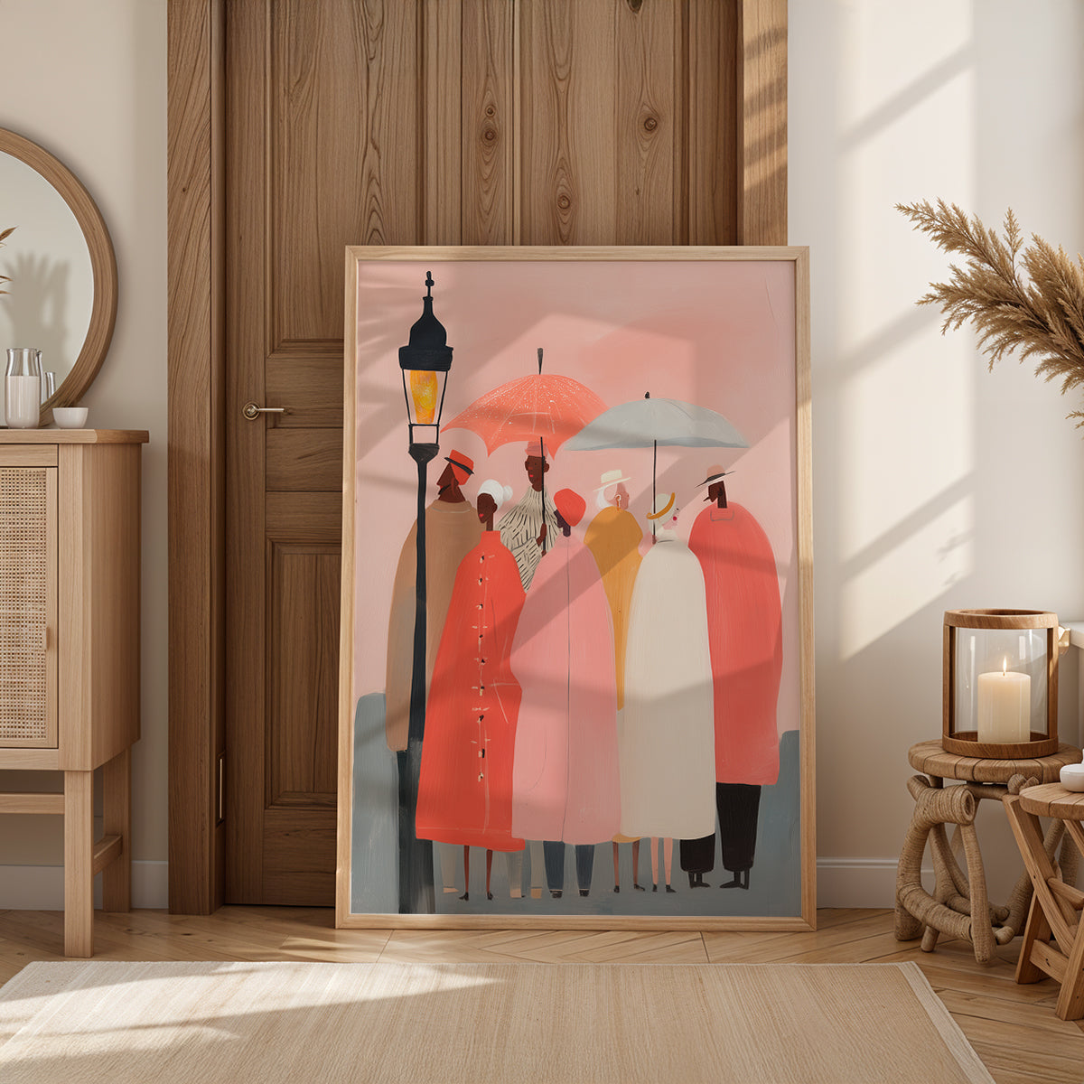 Painting in a Lifestyle Setting