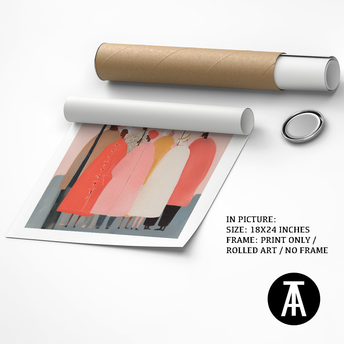 Artwork as Print Only or Rolled Art